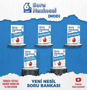 Nartest 6.Sınıf Tüm Dersler Soru Hazinesi Set 5 Kitap
