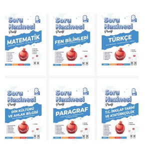 Nartest LGS 8.Sınıf Tüm Dersler Soru Hazinesi Soru Bankası Set 6 Kitap